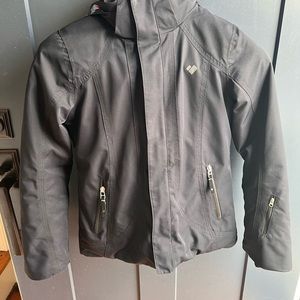 Girls Obermeyer jacket size 10 to 12, black